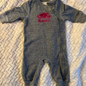 Roots Baby Organic Original Cooper Beaver Romper